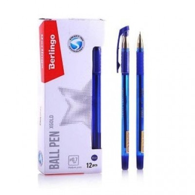 Ручка Berlingo XGOLD шариковая  стерж,0.7мм синий грип (12шт/уп)